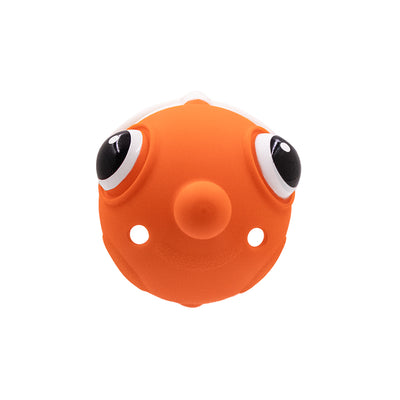 Mombella 3-in-one Clownfish Soothing & Pop Fidget Sensory Teether Toy For 3M+ Babies With A Free Clip