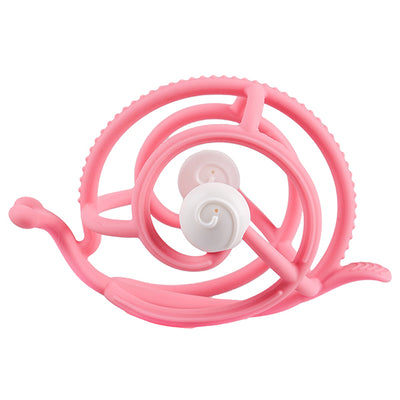 Mombella S2 Snail Rattle & Sensory Teether Toy For 0M+ Baby Original Design