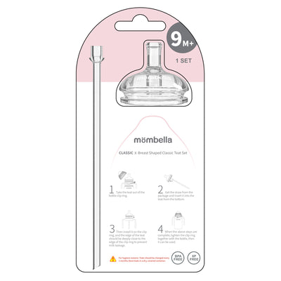 Mombella Classic Baby Feeding Bottle Replacement Teats S/M/L/XL Size For Different Age Range