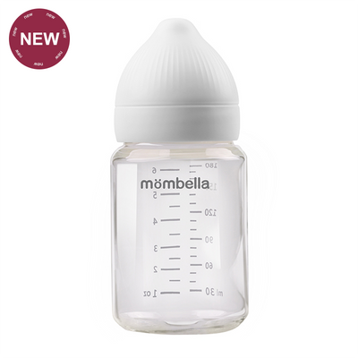 Mombella Classic 6OZ Glass Baby Feeding Bottle