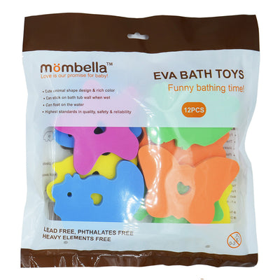 Mombella Summer Fun EVA śmieszne zabawki do kąpieli 12szt w opakowaniu