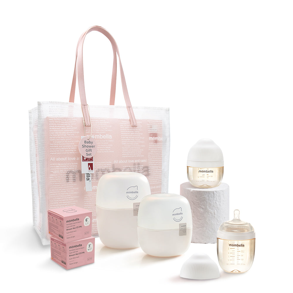 Mombella Award-Winning 2-Pack 4oz+7oz Baby Feeding Bottle Gift Set