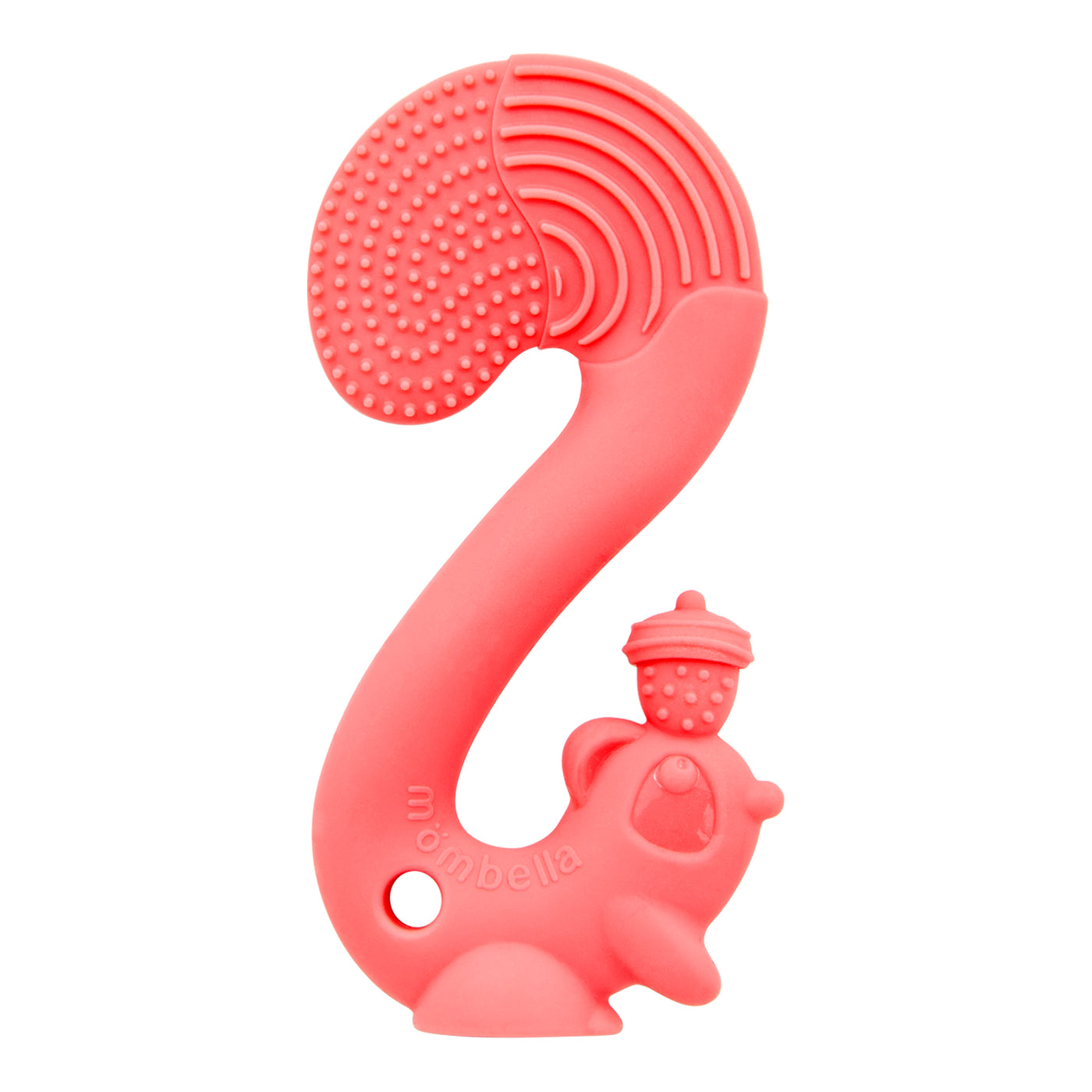 Mombella Squirrel Teether Toy For 6 Month+ Baby Original Design - mombella